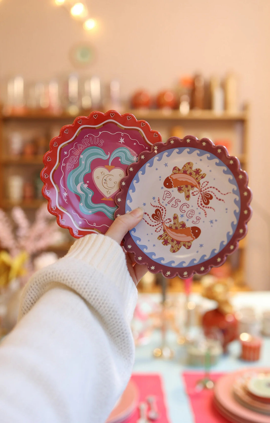 Assiette Verseau – Signe astrologique ♒️