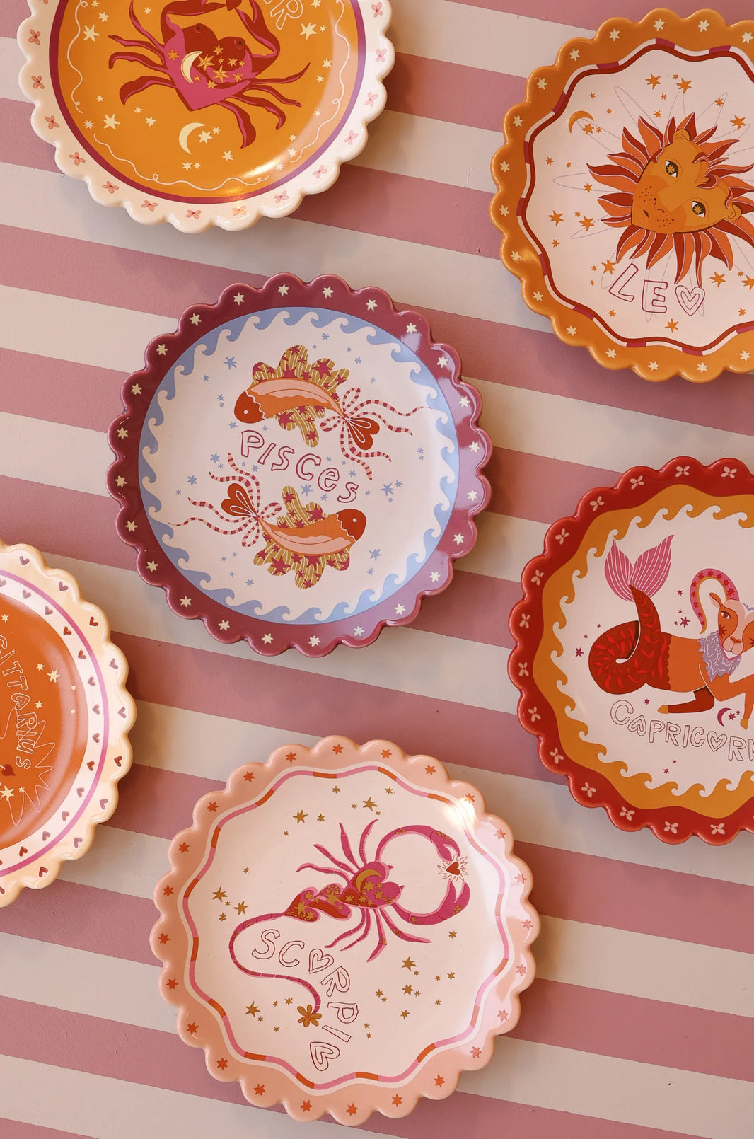 Assiette Scorpion – Signe astrologique ♏️