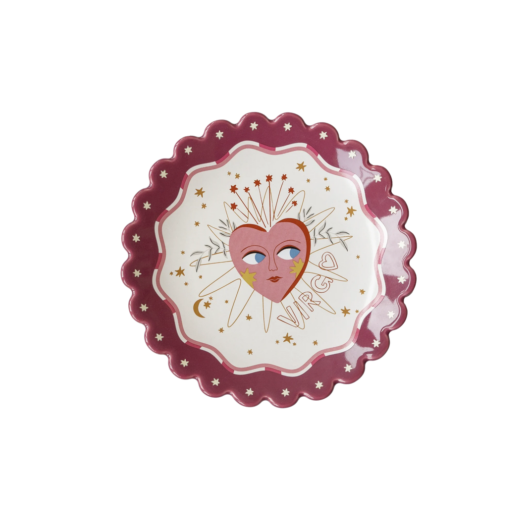 Assiette Vierge – Signe astrologique ♍️