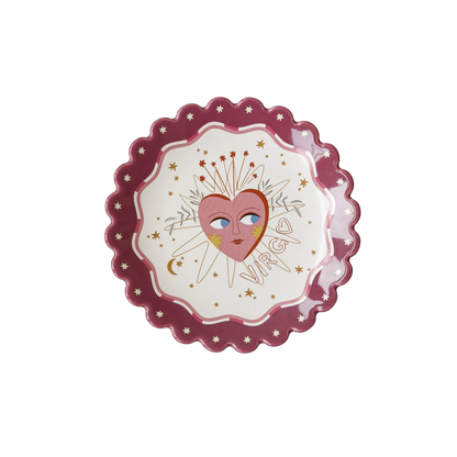 Assiette Vierge – Signe astrologique ♍️