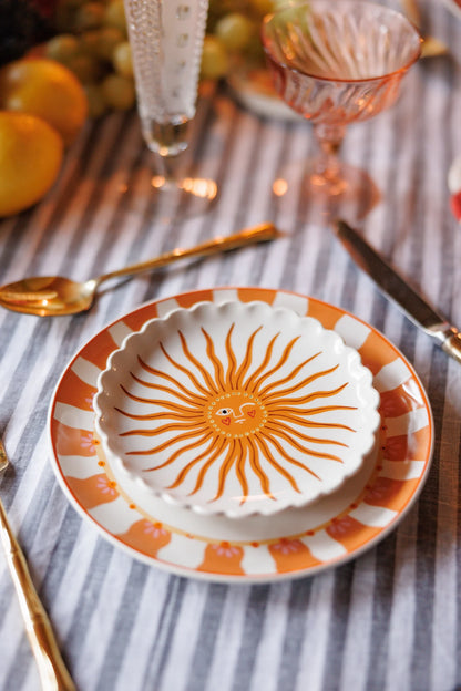 Assiette de Service Soleil