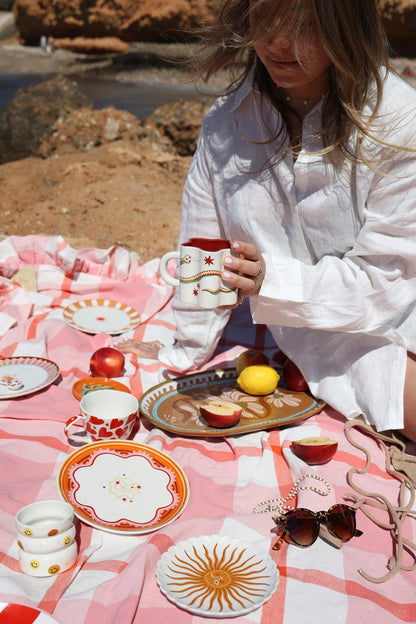 Assiette de Service Soleil