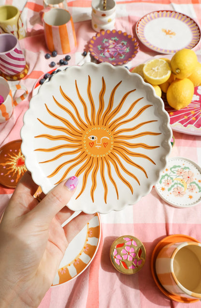 Assiette de Service Soleil
