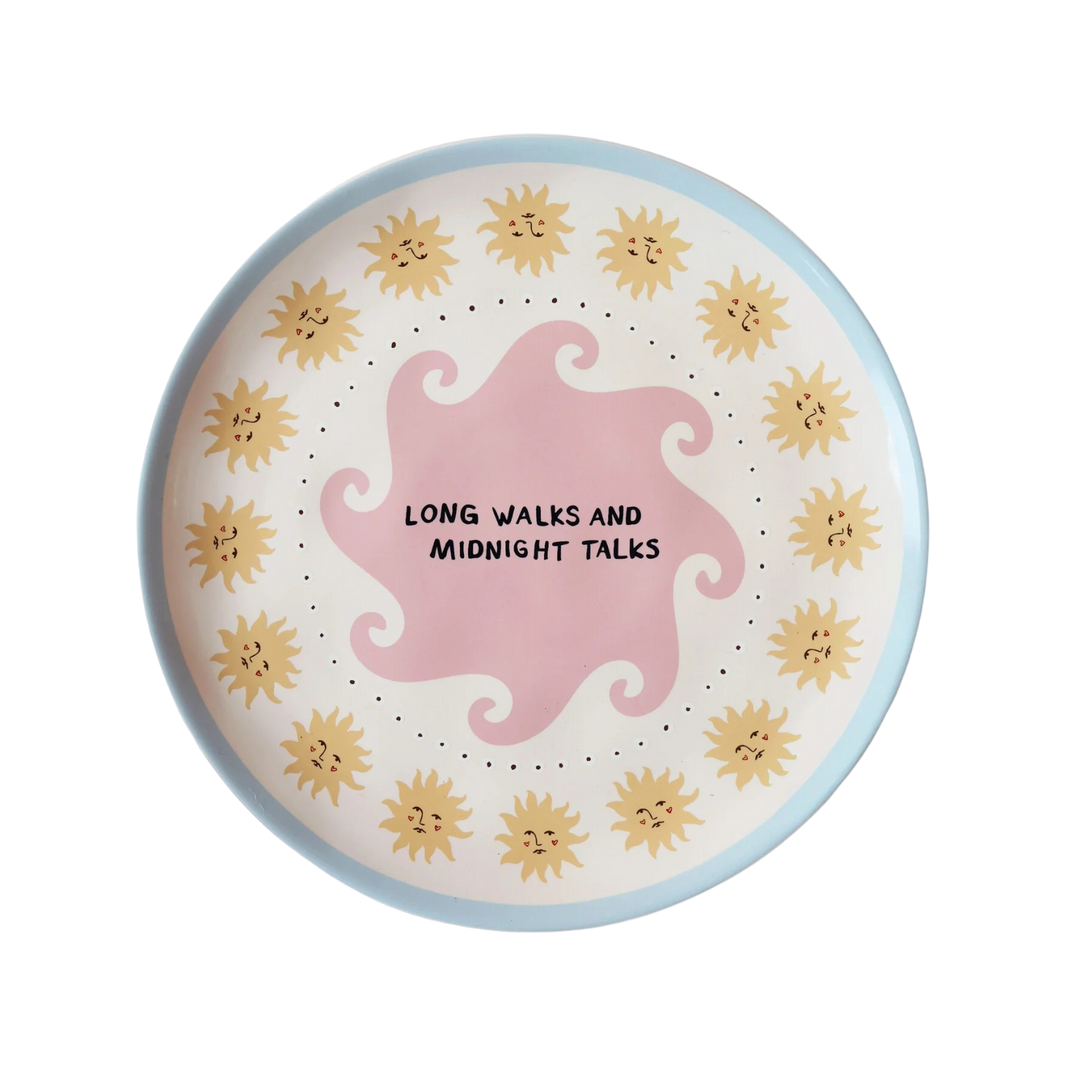 Assiette Long Walks and Midnight Talks