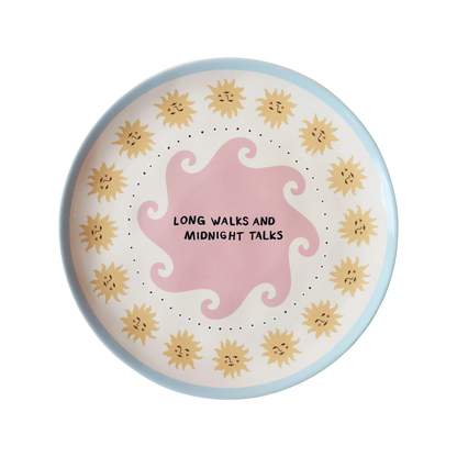 Assiette Long Walks and Midnight Talks