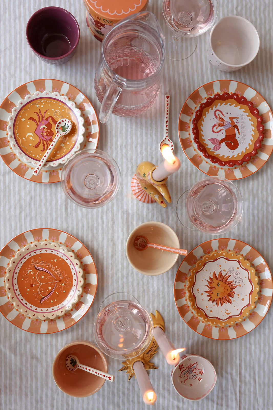Assiette Capricorne – Signe astrologique ♑️
