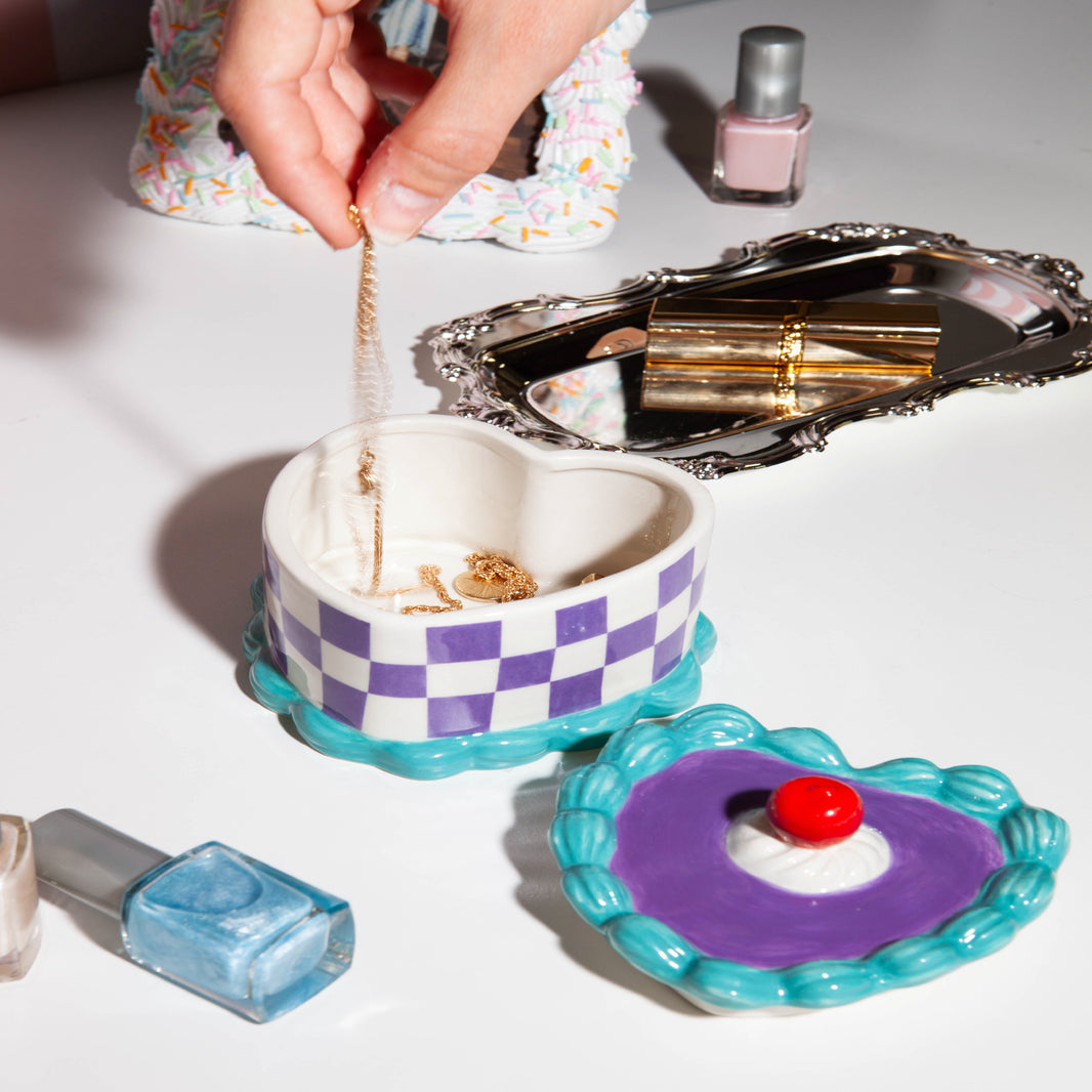 Boîte gâteau coeur