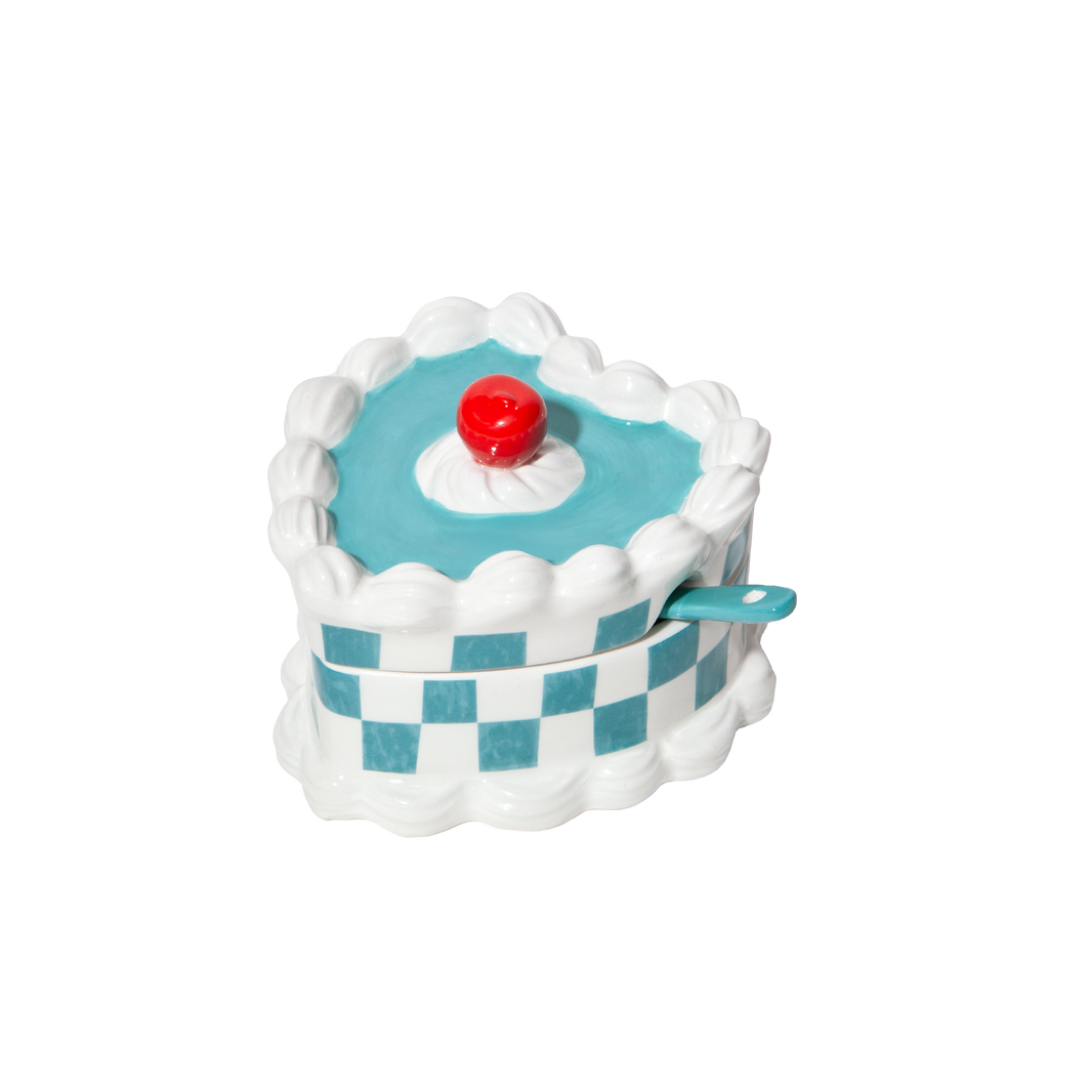 Sucrier gâteau coeur