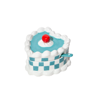 Sucrier gâteau coeur