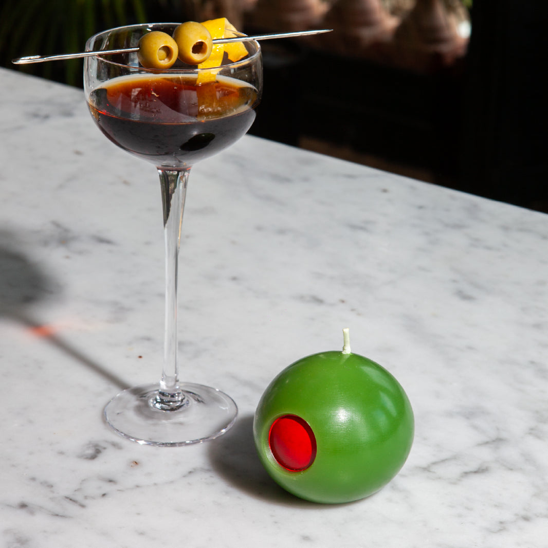Bougie en forme d'olive