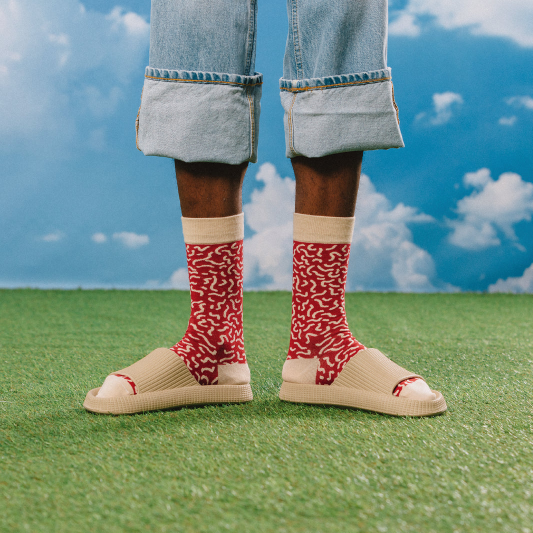 Chaussettes 3D salami