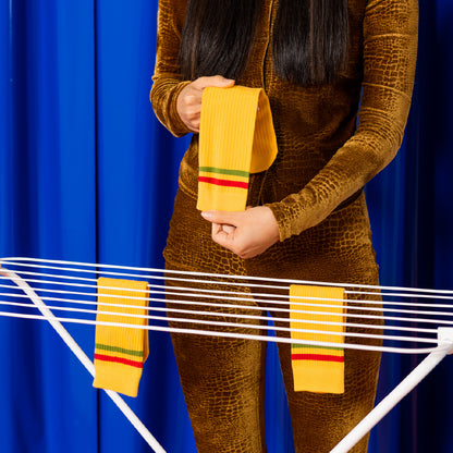 Chaussettes 3D spaghettis