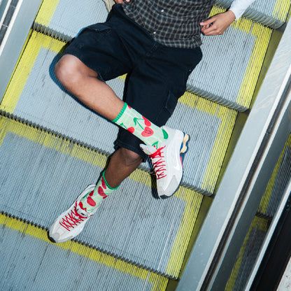 Chaussettes cerise