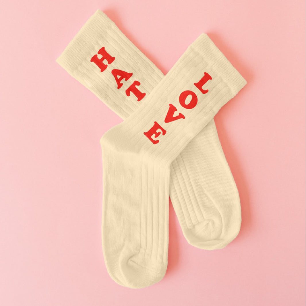 Chaussettes "Love Hate"