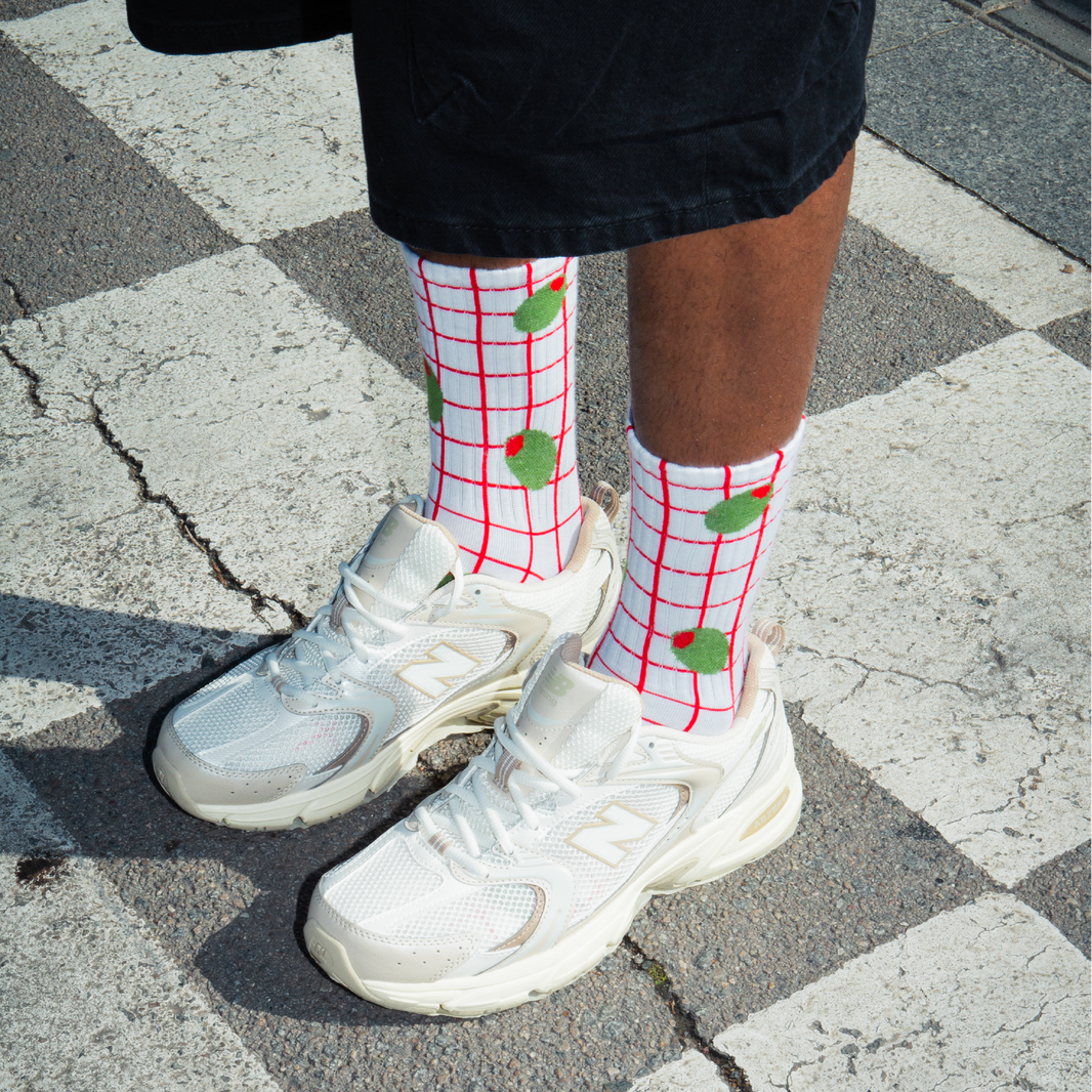 Chaussettes olives
