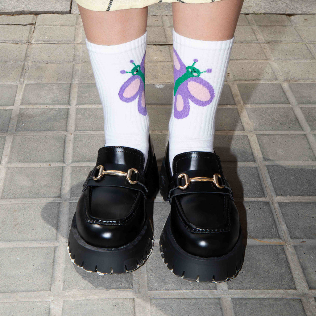 Chaussettes papillons