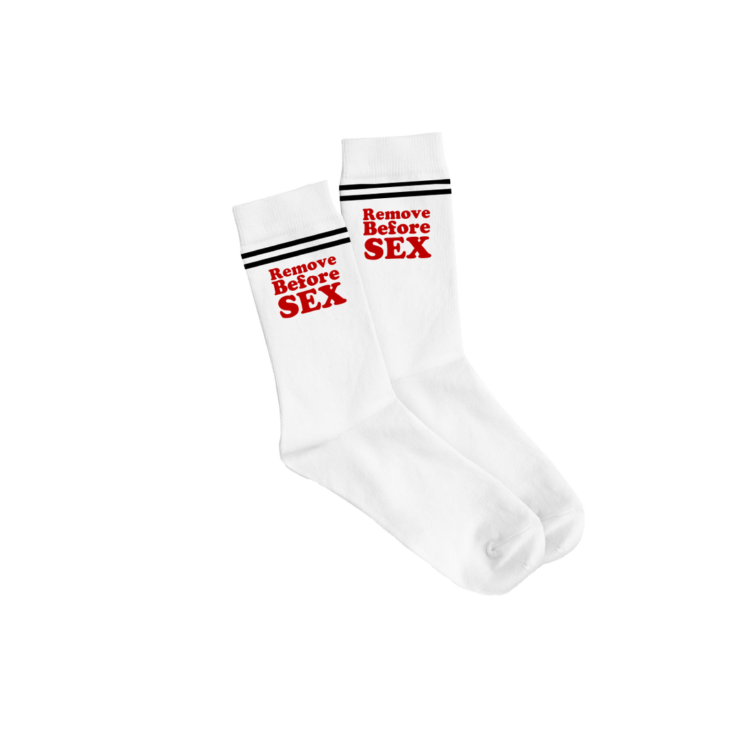 Chaussettes "Remove before sex"