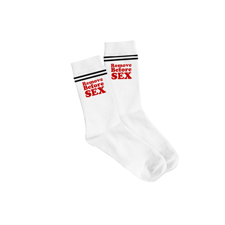 Chaussettes "Remove before sex"