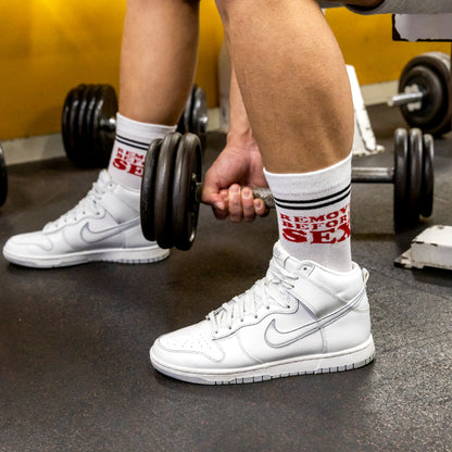 Chaussettes "Remove before sex"