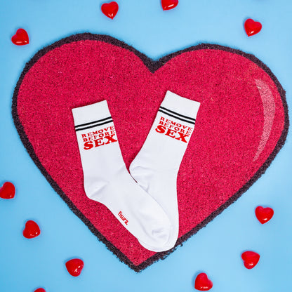 Chaussettes "Remove before sex"