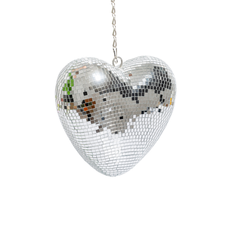Coeur à suspendre disco