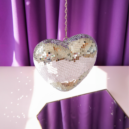 Coeur à suspendre disco