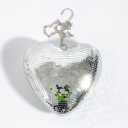Coeur à suspendre disco