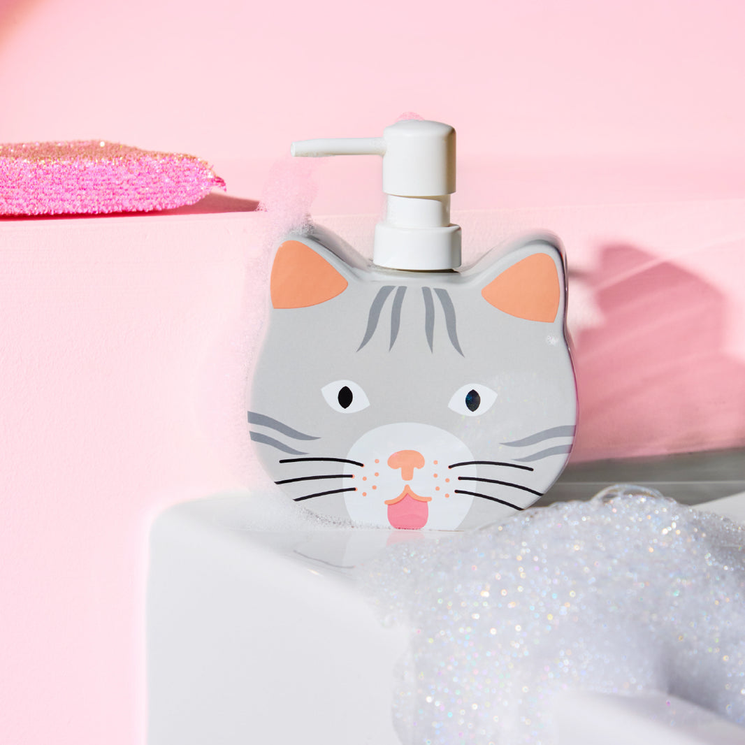 Distributeur de savon chat