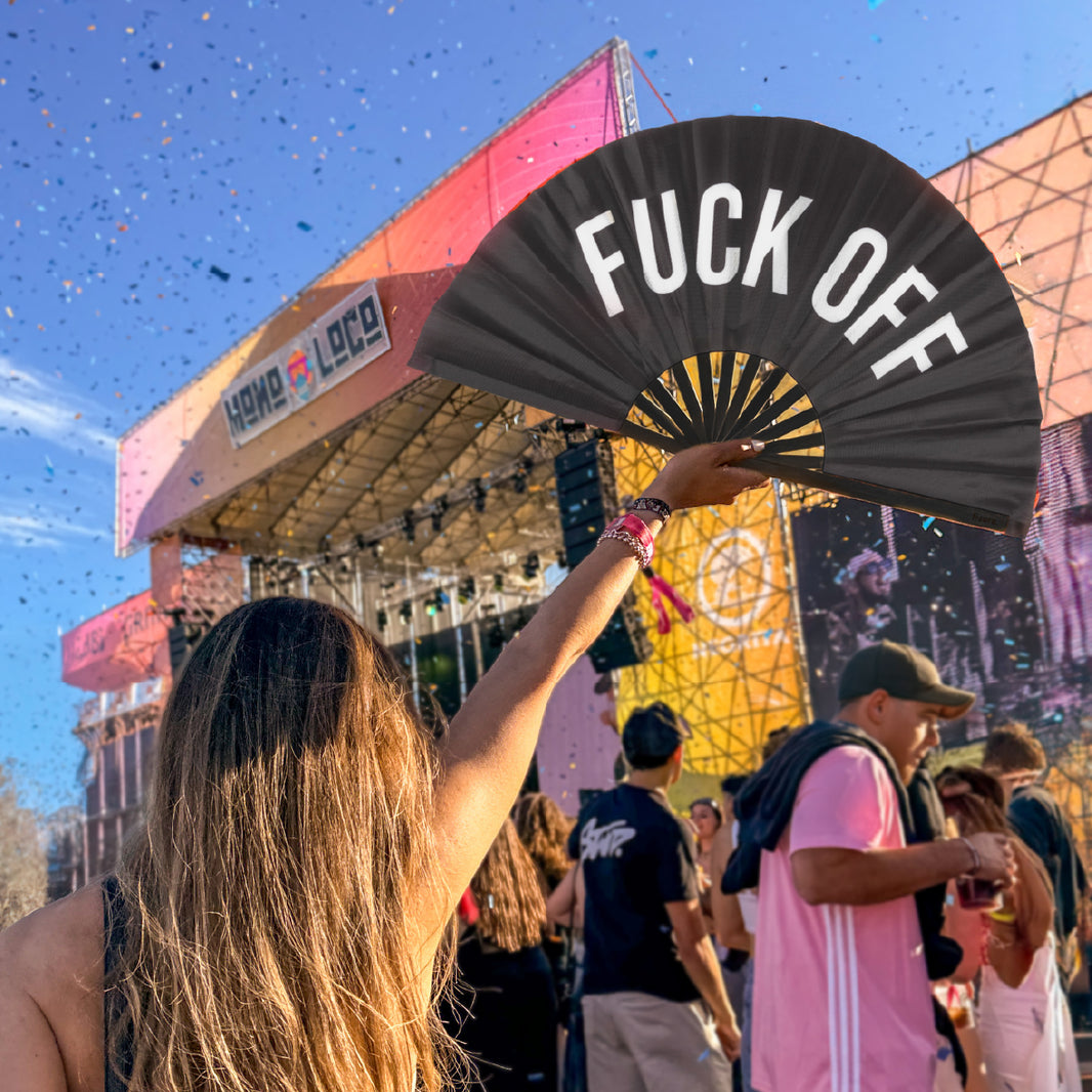 Eventail XXL "Fuck off"