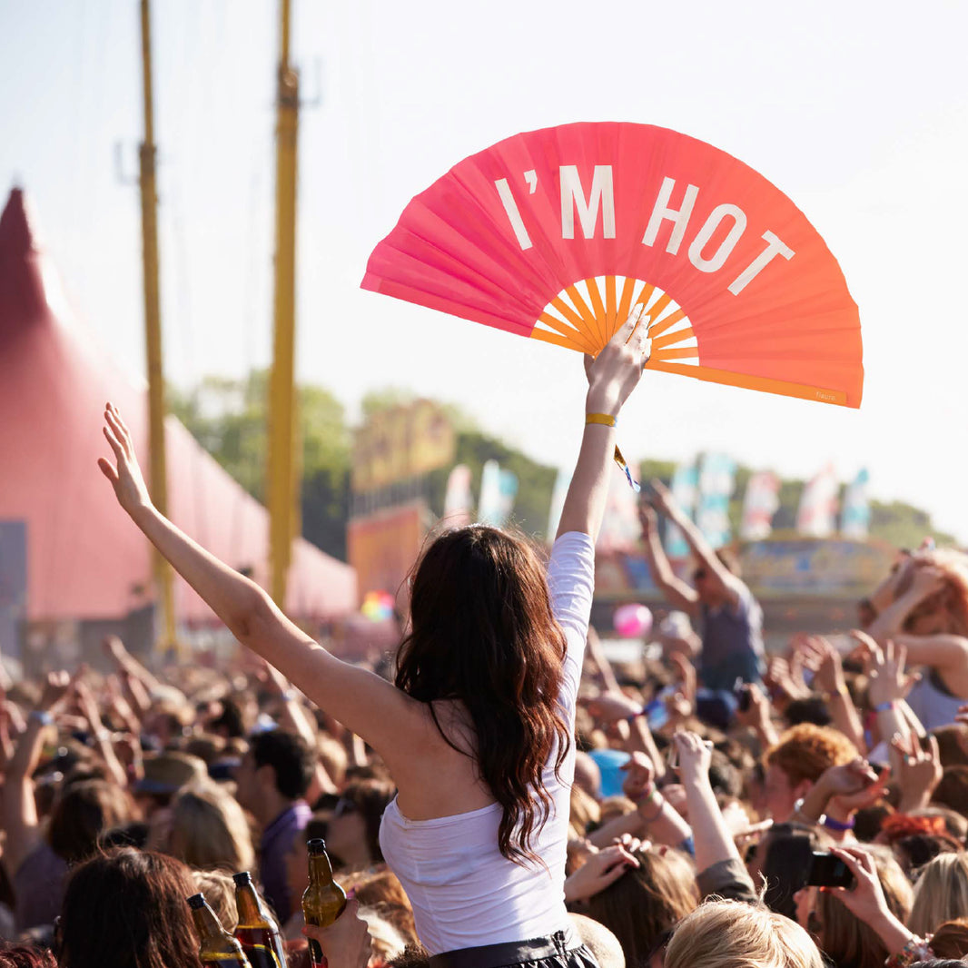 Eventail XXL "I'm hot"