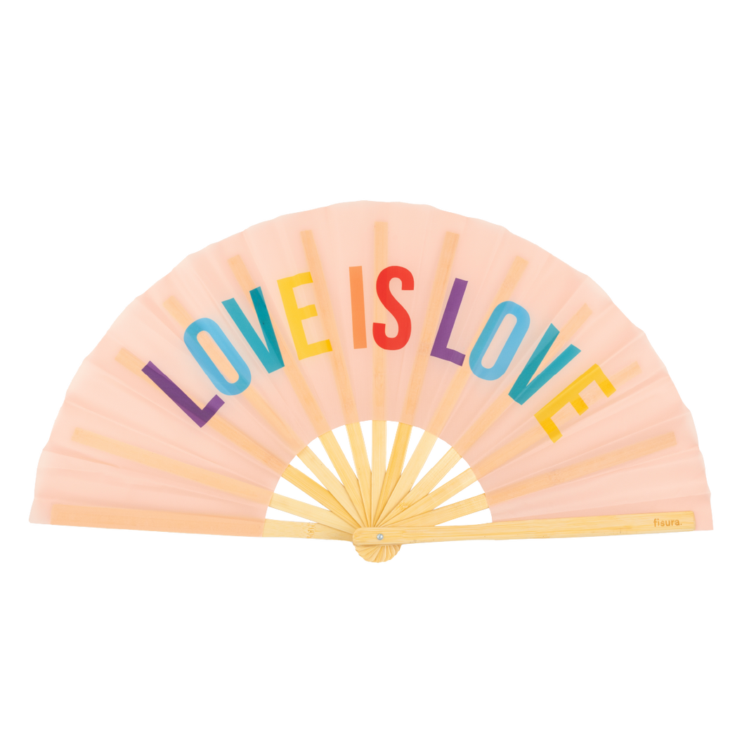 Eventail XXL "Love is love"