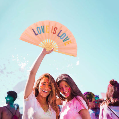 Eventail XXL "Love is love"