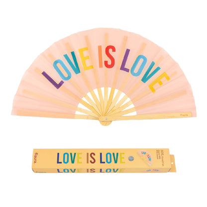 Eventail XXL "Love is love"