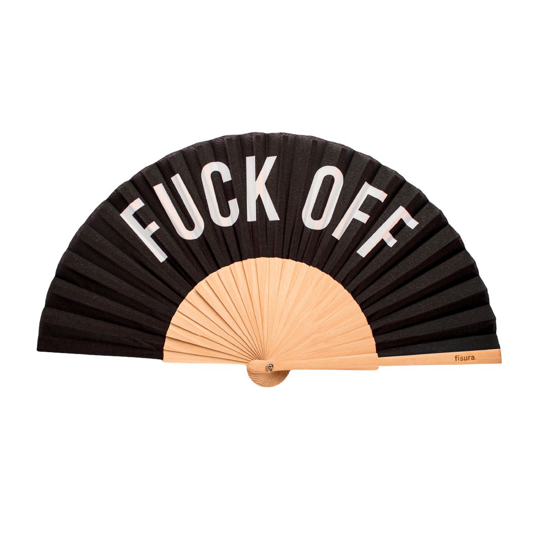 Eventail "Fuck off"