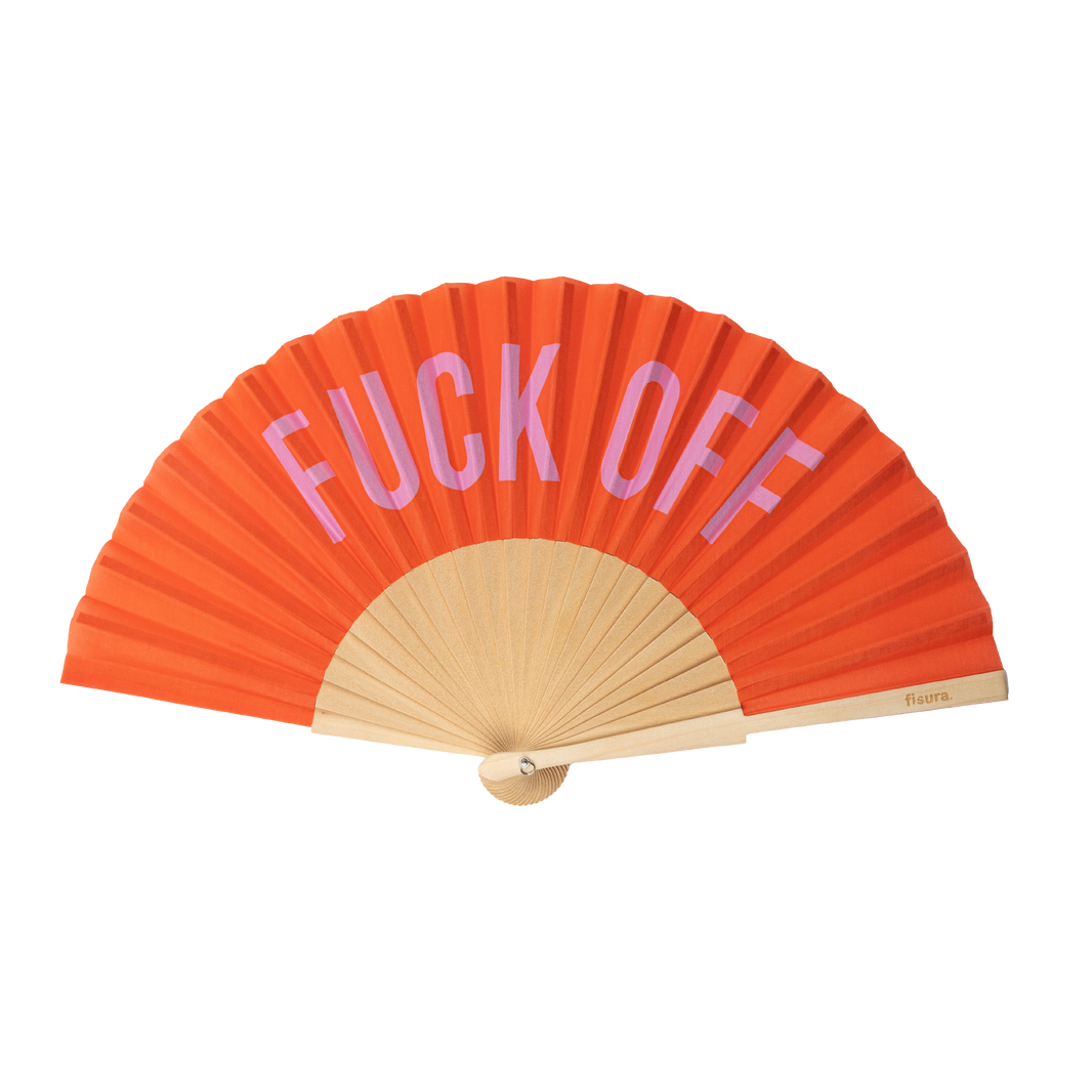 Eventail "Fuck off"