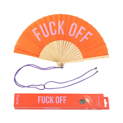 Eventail "Fuck off"