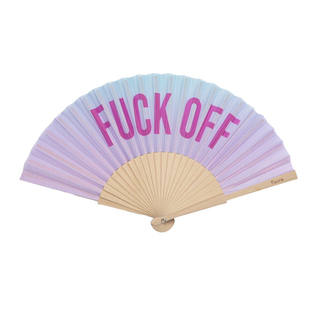 Eventail "Fuck off"