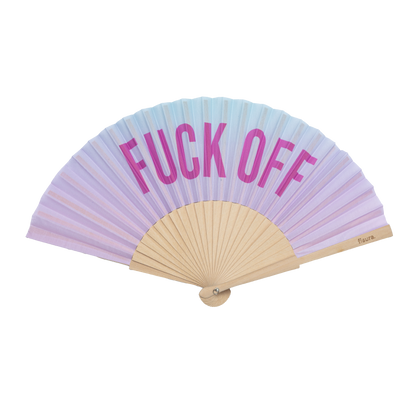 Eventail "Fuck off"