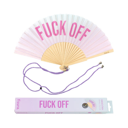 Eventail "Fuck off"