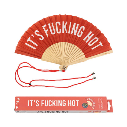 Eventail "It's fucking hot"
