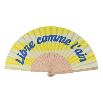 Eventail "Libre comme l'air"