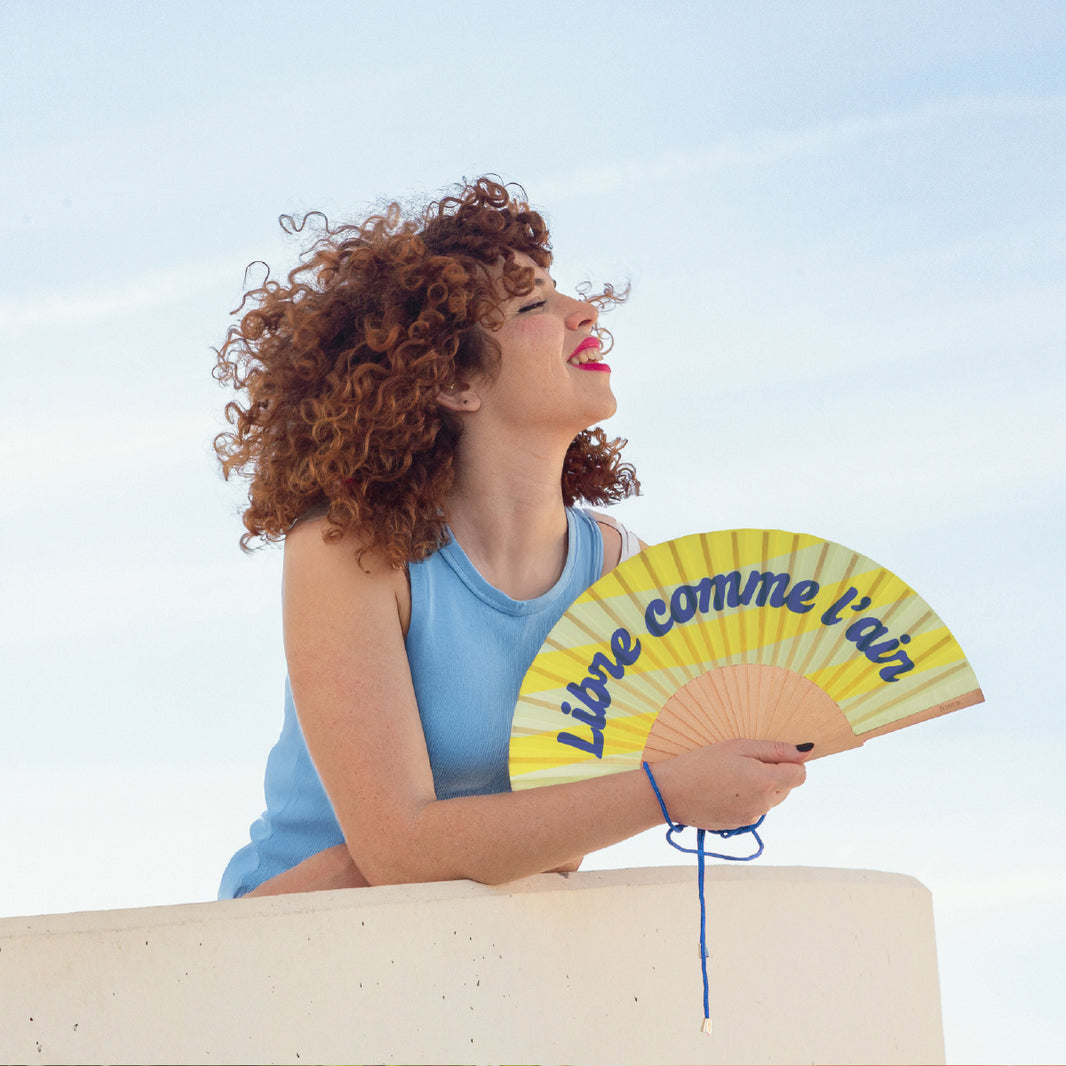 Eventail "Libre comme l'air"