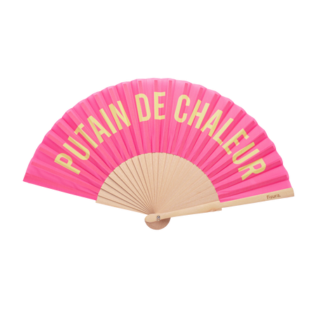 Eventail "Putain de chaleur"