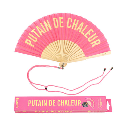 Eventail "Putain de chaleur"