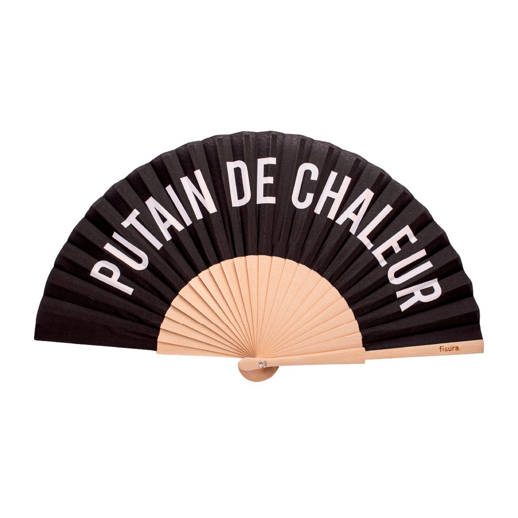 Eventail "Putain de chaleur"