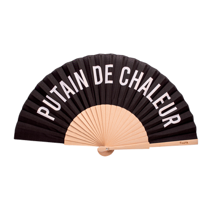 Eventail "Putain de chaleur"
