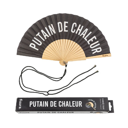Eventail "Putain de chaleur"