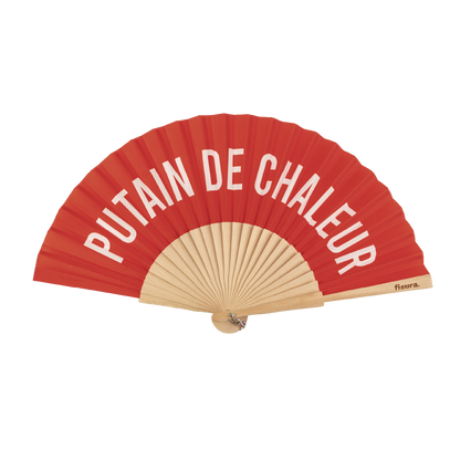 Eventail "Putain de chaleur"