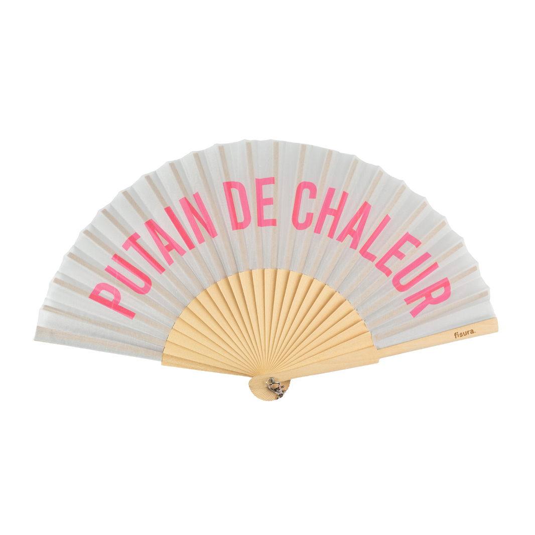 Eventail "Putain de chaleur"