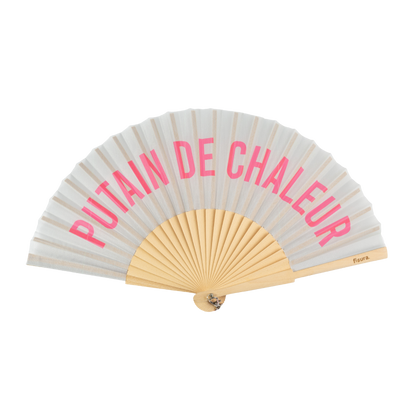 Eventail "Putain de chaleur"